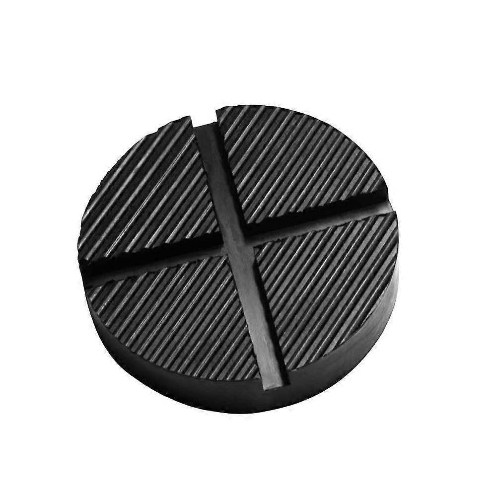Universal Floor Jack Rubber Pad, Jack Pad Adapter, Pinch Weld Side Frame Rail Protector Puck/Pad Cross Grooved 1 Pc