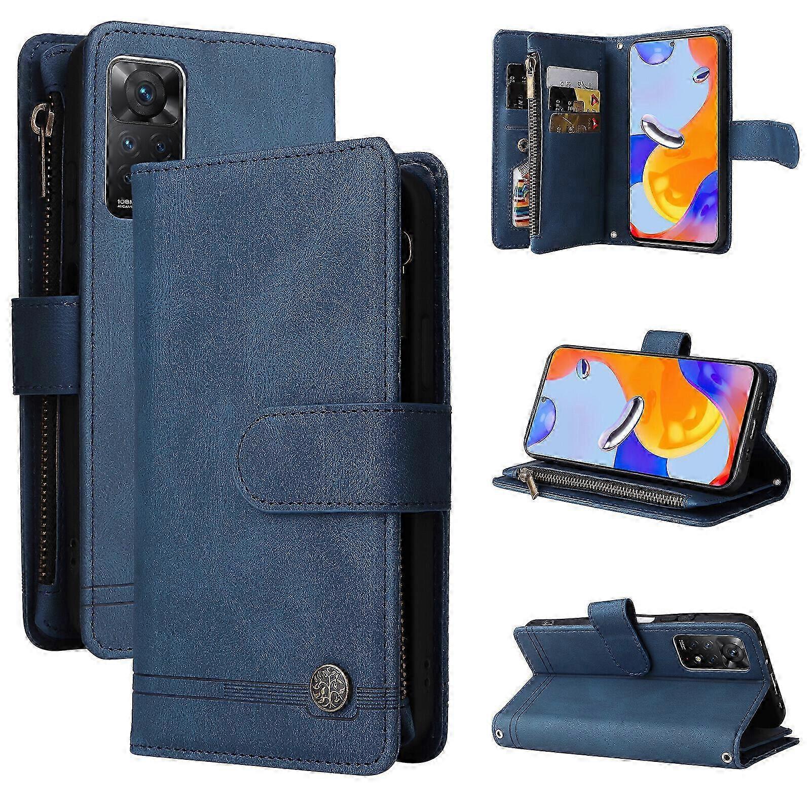 Case for Xiaomi Redmi Note 11 PRO Leather Flip Folio Case with Cred...