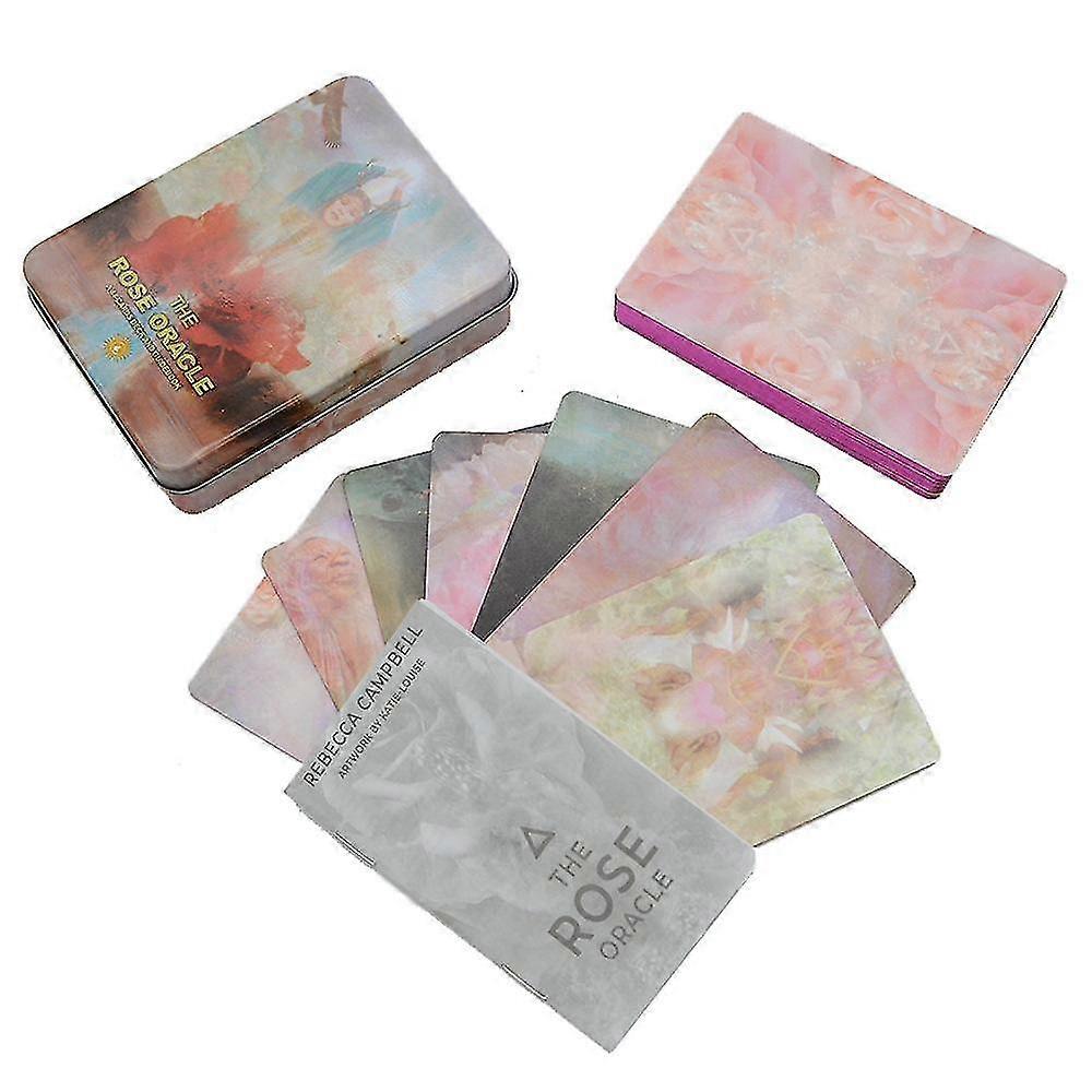 Tarot cards-Oracle cards-Mysterious Tarot-Romantic iron box tarot c...