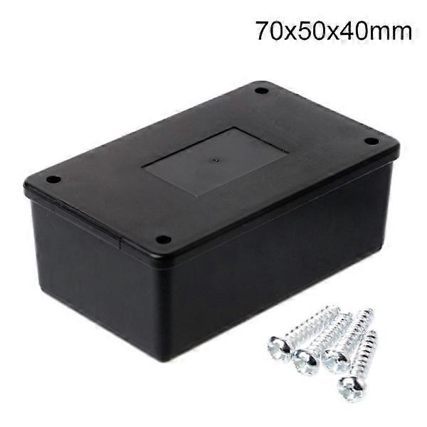 Plastic Instrument Box Small Black for Shell Plastic Electronic Project Box Universal Dustproof Electric Junction Box