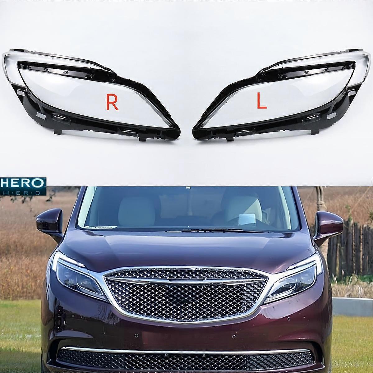 ビュイックGL8 2017 2018フロントヘッドランプカバーレンズ透明ランプシェードヘッドライトシェルプレキシガラスオリジナルランプシェード交換用ファンタスティック