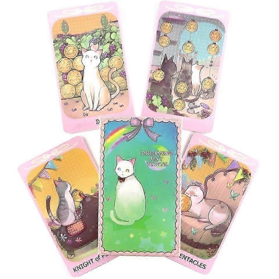 Dreaming Cat Tarot Deck: Cute Tarot Cards for Beginners
