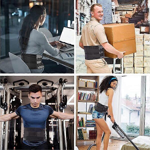 Lumbar support brace, durable and universal, provides comfortable lumbar support