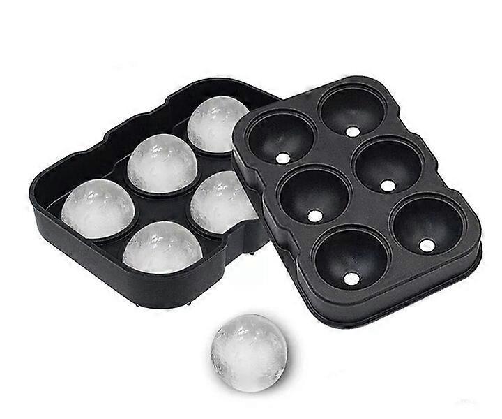 Ice ball molds, 6 pieces, can add fruits and vegetables and are dishwasher-safe