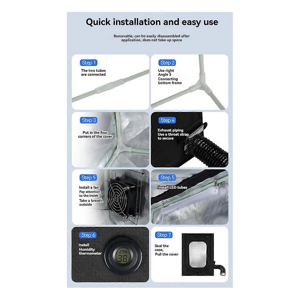 For A1 3D Printer Enclosed Exhaust Hood Kit with High-Power Fan Reduces Noise for Quiet Operation A