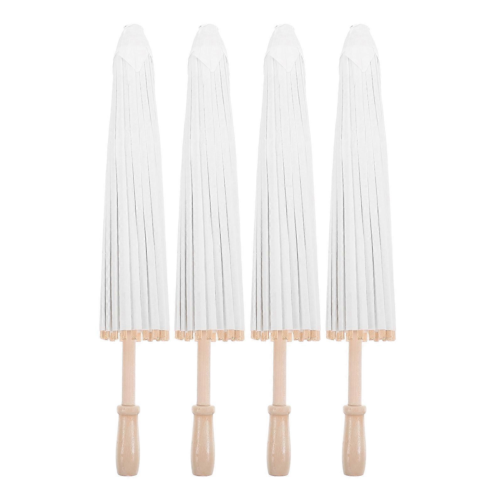 Oil-Paper Umbrella for Kids 4Pcs Multi DIY Umbrella for Decoration Use with DIY Creativity