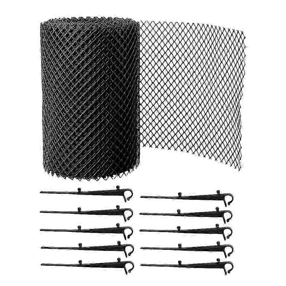 Downspout Gutter Guard Gutter Guard Plastic Mesh Durability Gardeners Home Sinks 600x15cm 1Set