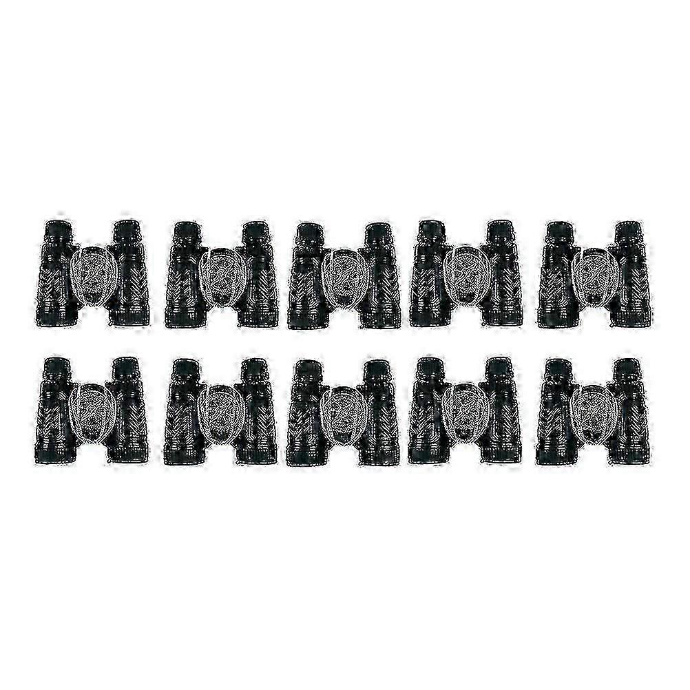 10 Pack Kids Binoculars with Compass for Outdoor Exploration Random Strap Colors