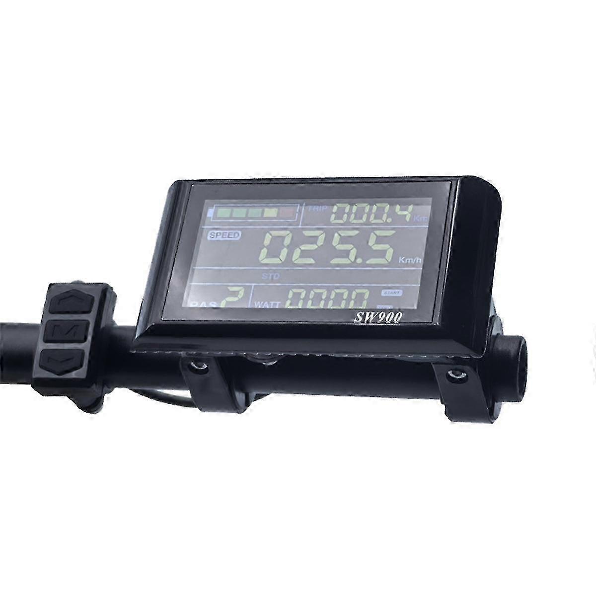 24V-60V SW900 Electric Bike LCD Display Meter: 6pin Color Screen Modification Part for Electric Bikes