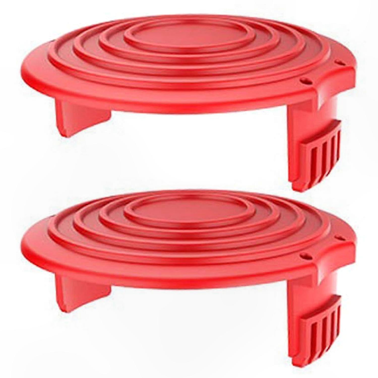 2-Pack Spool Cap for Lawn Mower Replacement, Compatible with Black & Decker Models