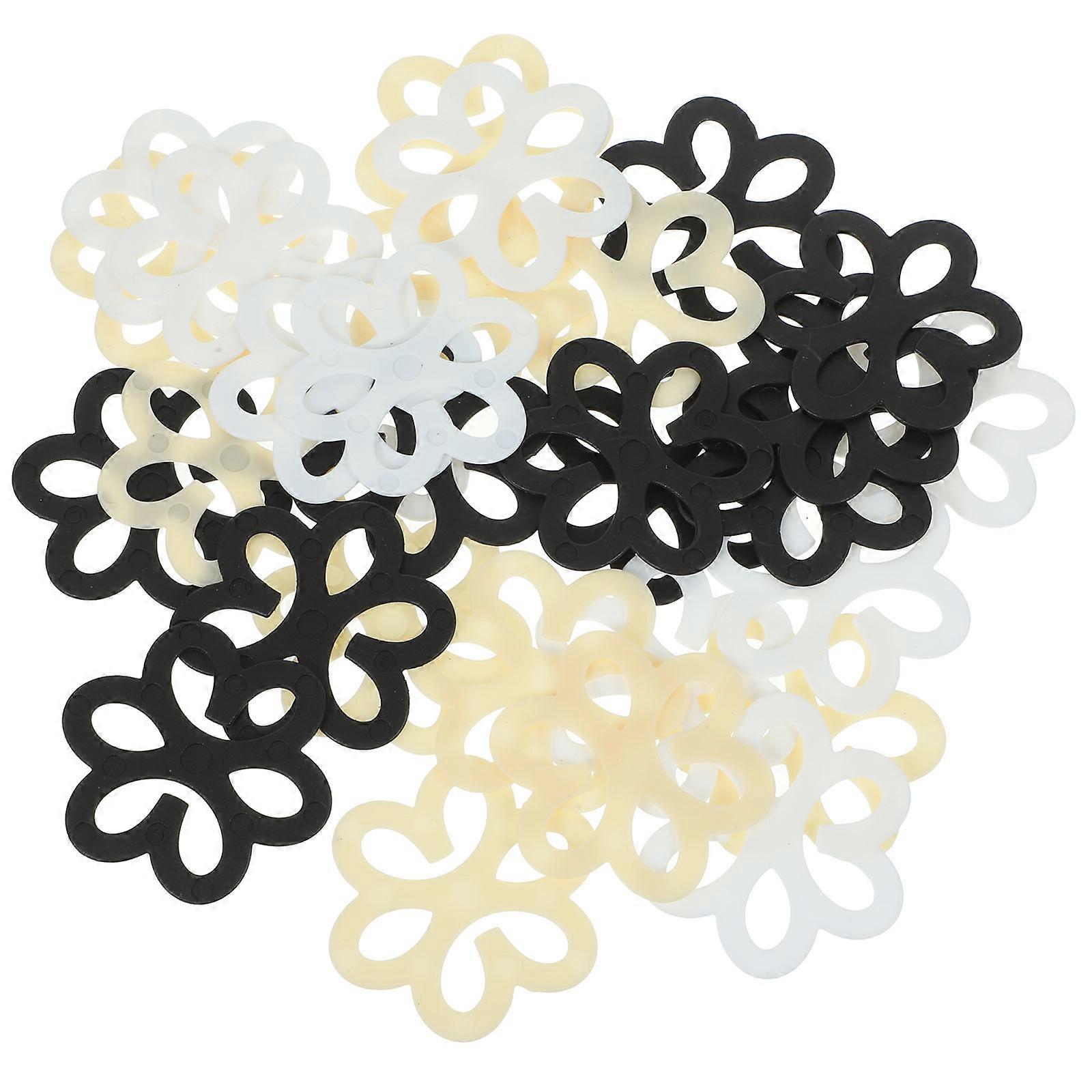 Bra Strap Clips for Back Women Conceal Bra Clips for Straps 90Pcs Assorted Color