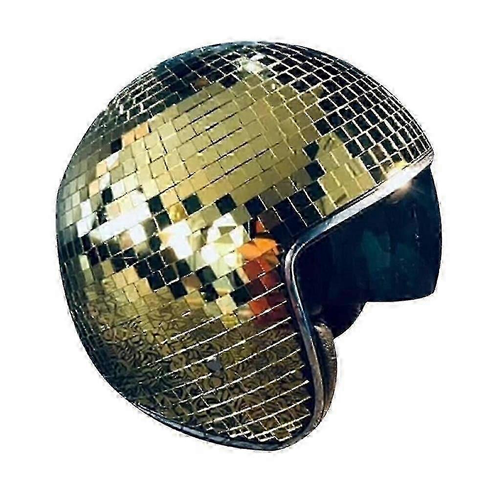 Disco Ball Helmet With Retractable Visor For 2022 Nightclub Cool Props