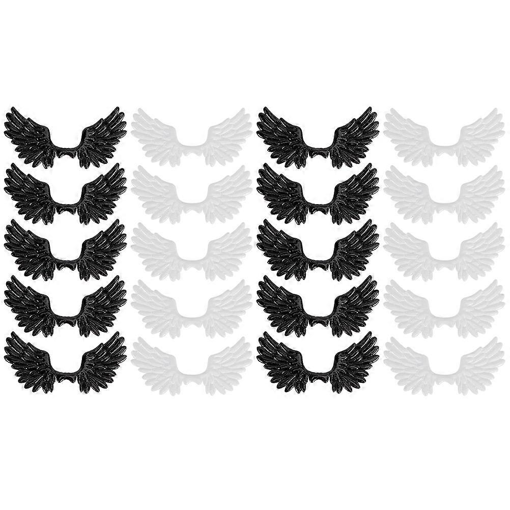 Angel Wing Patch for Crafts Fabric Bat Wing Appliques 20Pcs Set