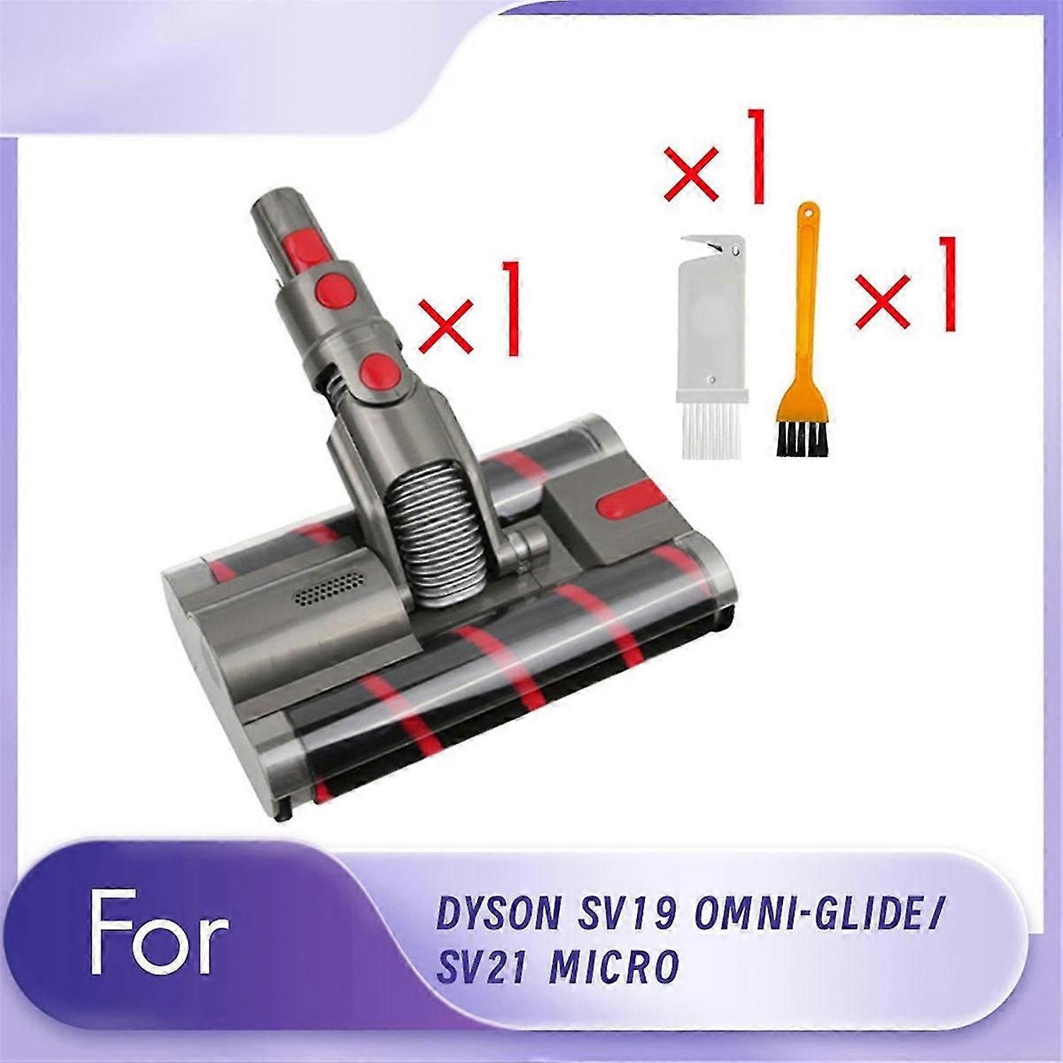 For Dyson SV19 OMNI-GLIDE/SV21 MICRO Double Roller Brush Vacuum Head Kit Replace Motor Head Soft Rol