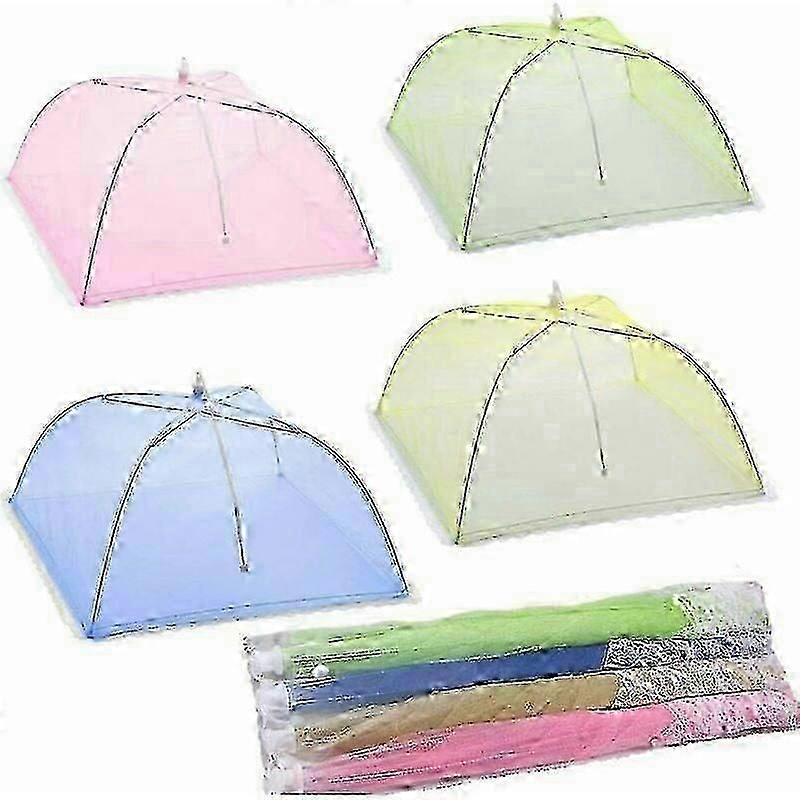 Mesh Food Cover for Outdoor Dining, Reusable BPA-Free Food Tent, Collapsible Elegant Food Protector, Ideal for Picnics & BBQs