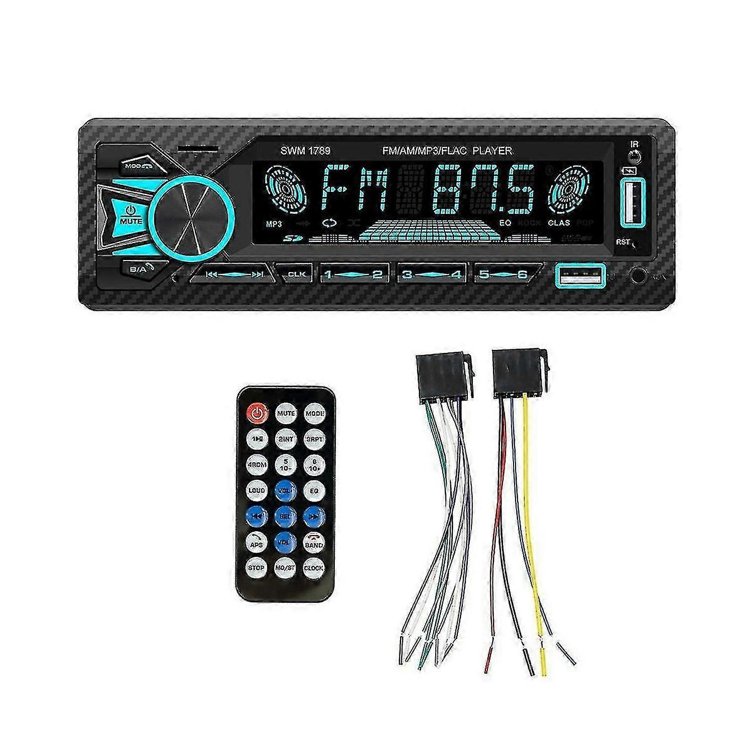 4-channel 60w Bluetooth Car Radio Car Mp3 Player Plug-in U Disk Car Radio With Intelligent Ai Voice