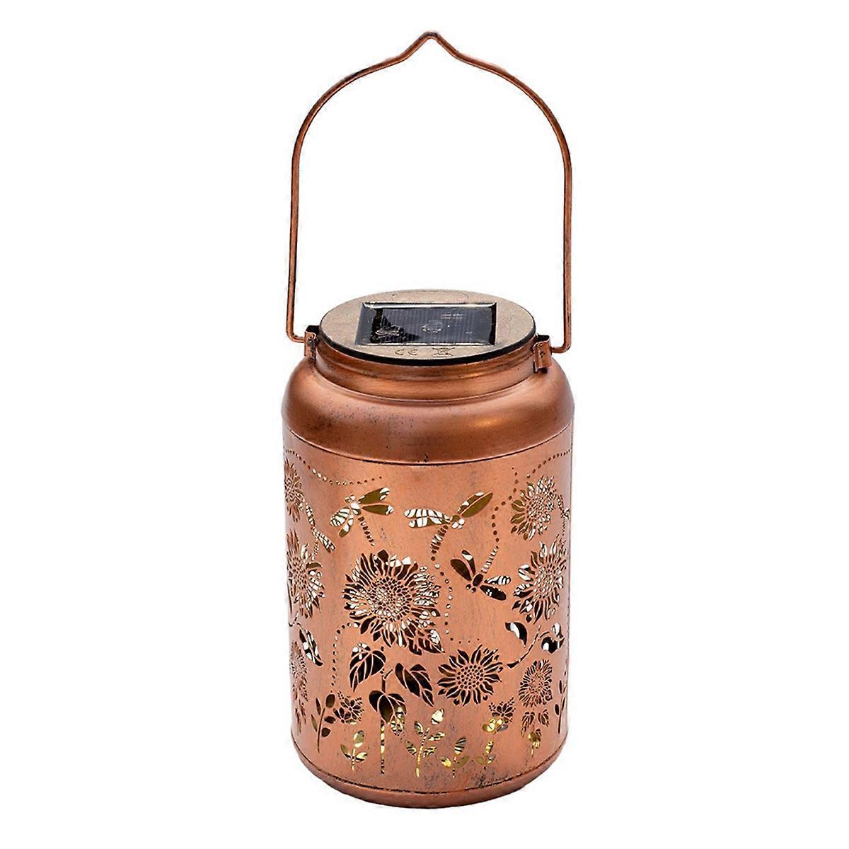 Solar Lanterns Dragonfly Lights Outdoor Decor Hanging Lantern