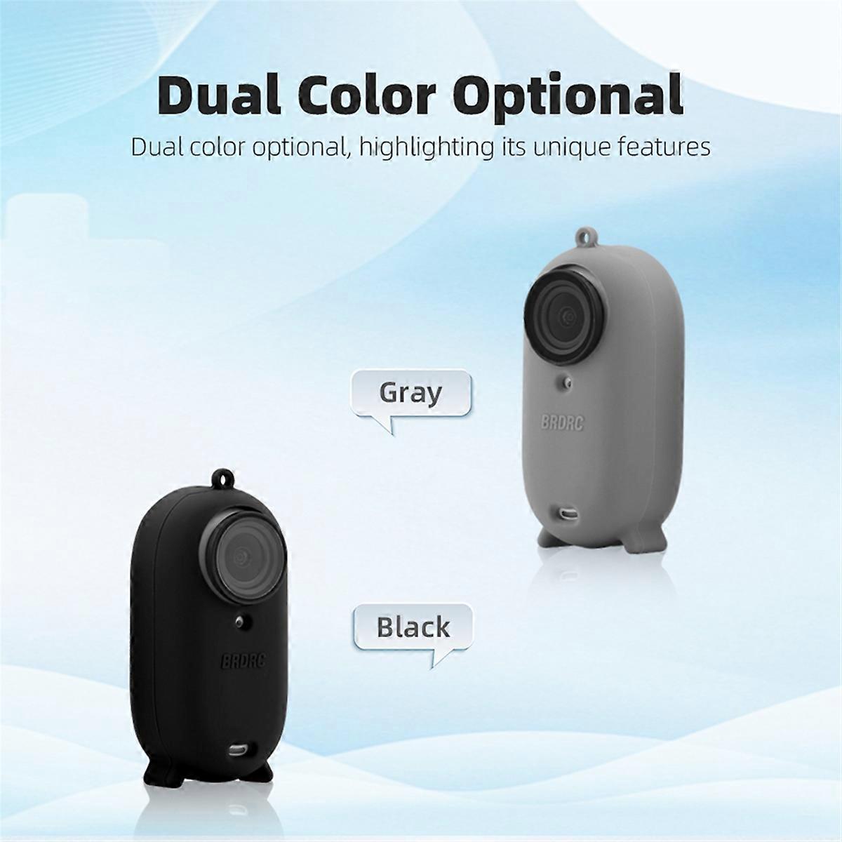  Camera Silicone Case For GO3S Camera black