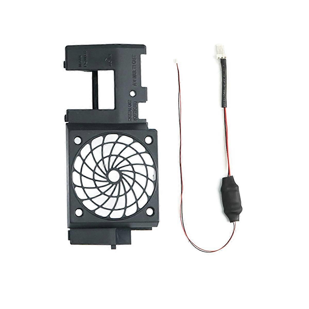 Silent Cooling Fan UpgradeKit for PlayStation2 Fat Console for SCPH-3XXXX&SCPH-5XXXX Models Enhanced Fan Braket,B