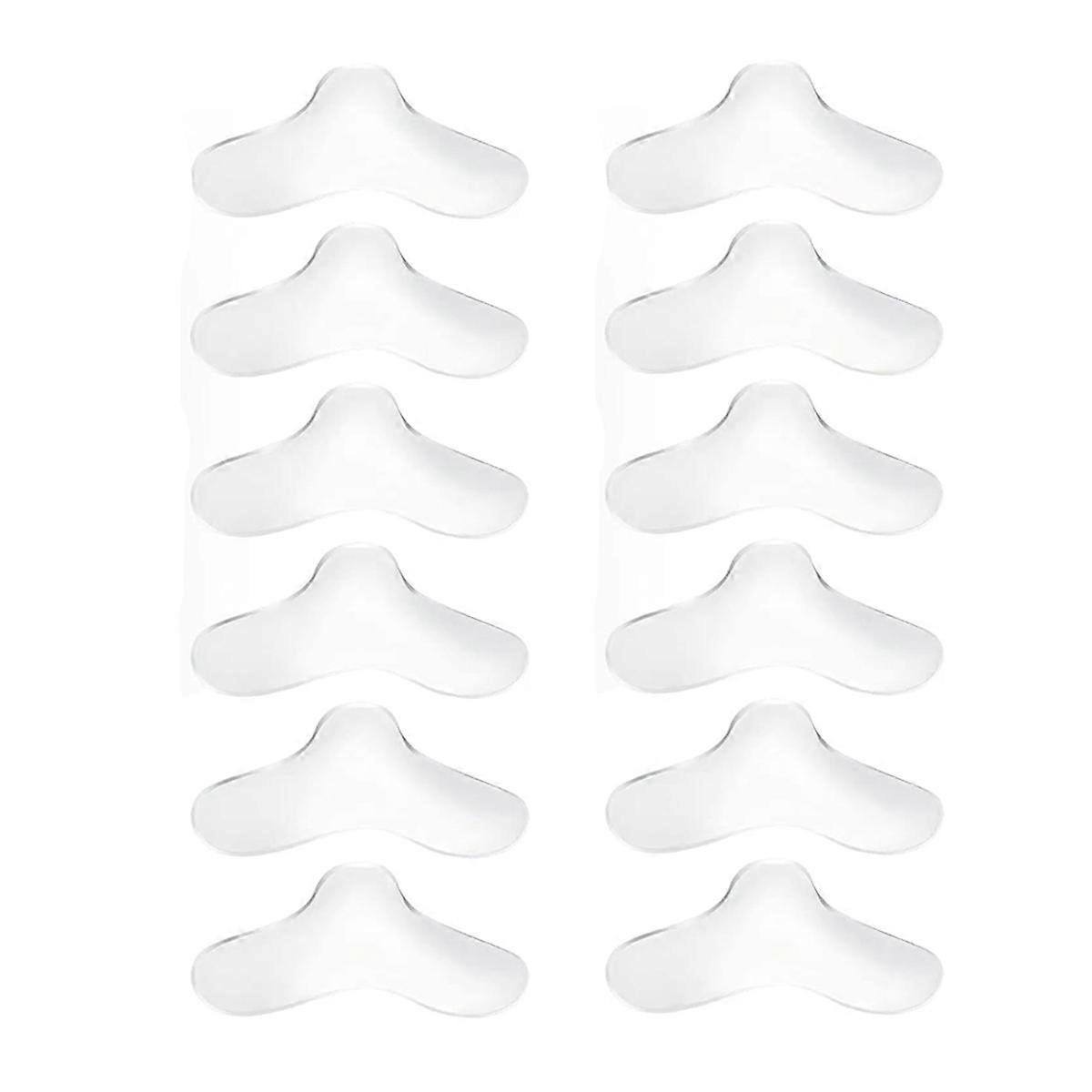 12 PCS Nasal Gel Pads Universal Nose Pads for CPAP Mask Can Be Trimmed Flexible Material Designed f