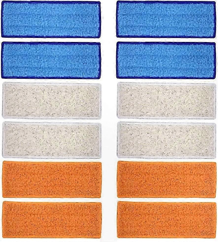 Replacement Mopping Pads for Robotic Mops - 24 Count Washable Reusable Cleaning Cloths (Wet, Dry, Damp) Compatible with Braava Jet 200/240 Series