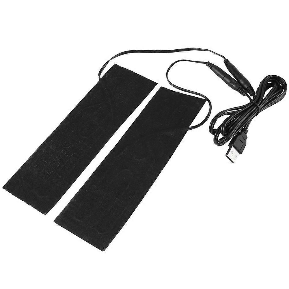 1 Pair 5V USB Electric Heating Pads Foot Warmer