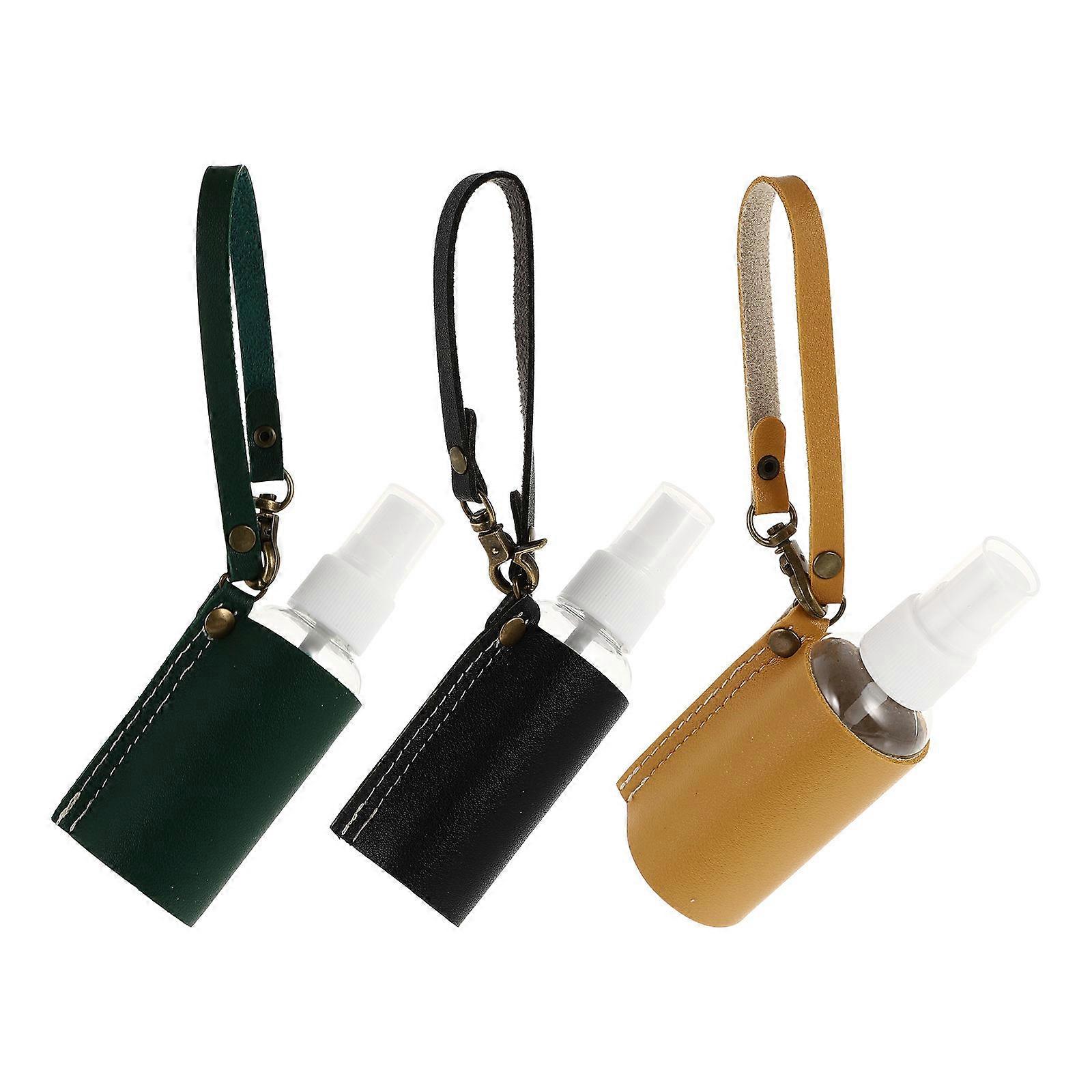 Portable Bottle with Case Small Spray Bottles for Storage Use 6Sets Colorful