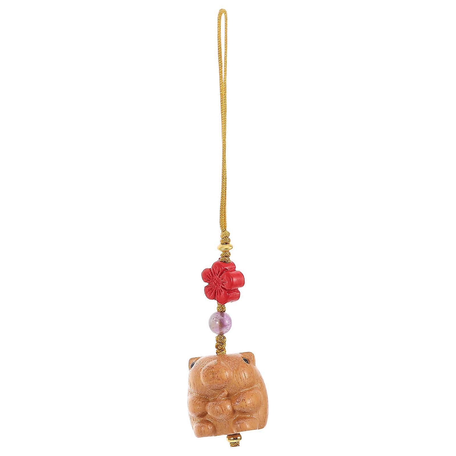 Wooden Phone Strap Lanyard for Mobile Phone Decorative Use