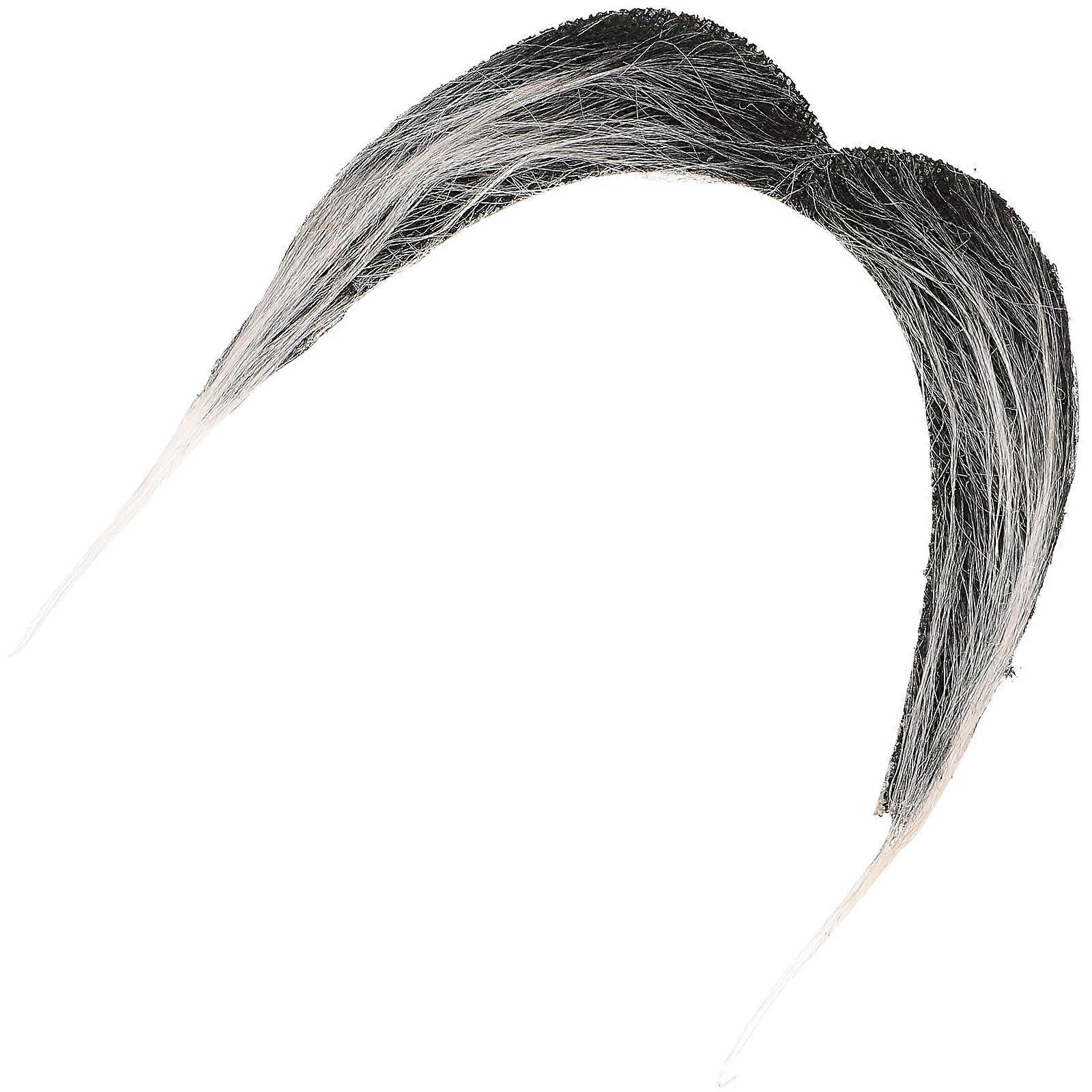 Lifelike Mustache Artificial Mustache for Cosplay 5Pcs Black Fabric