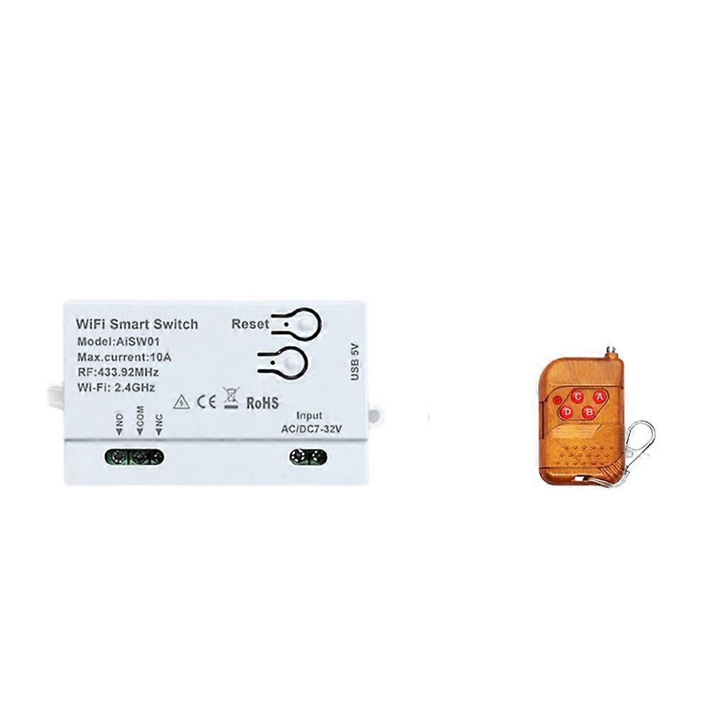 For Xiaomi Home APP WiFi Smart Switch DIY Timer 7-32V Smart Remote+433Mhz Remote Home Automation Module Smartlife