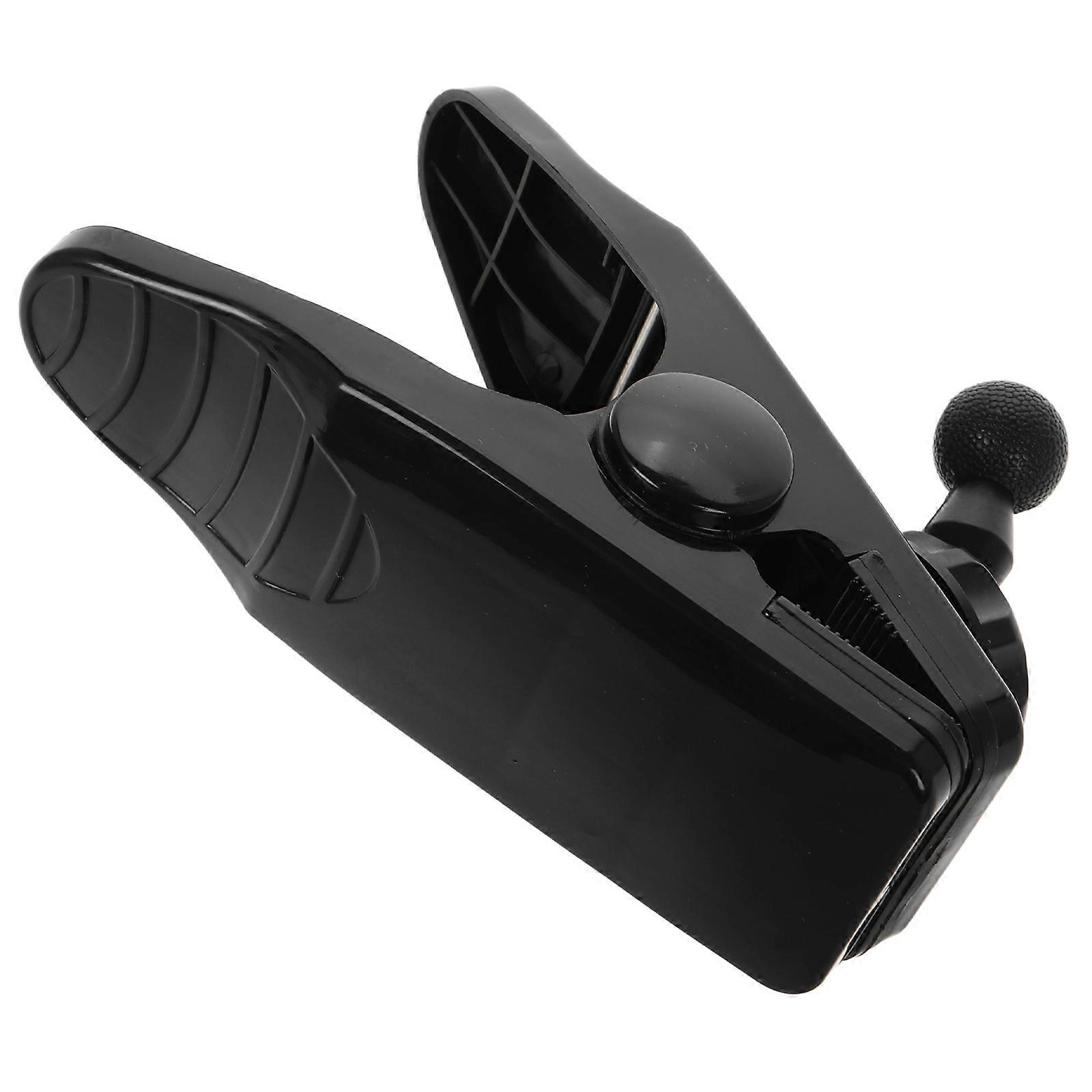 Universal Car Fan Holder Mount 4Pcs Adjustable Clamp For Optimal Air Circulation In Car Office And Home Black Plastic Quick Setup