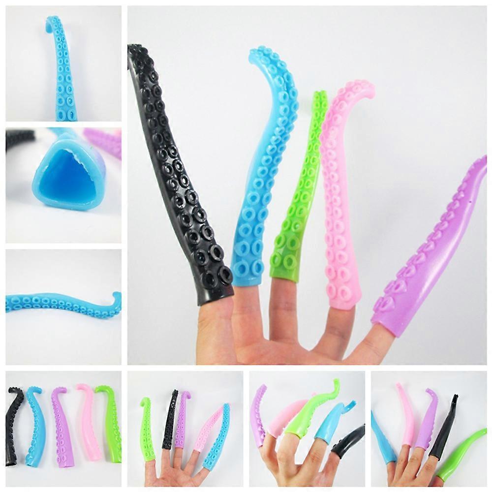 Funny Animal Finger Puppet Toy For Children With Shape Ideal For Christmas And Easter 5Pcs