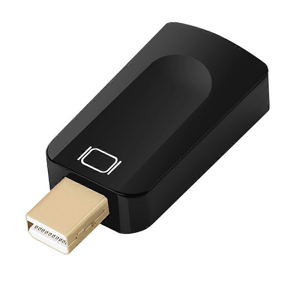 To Adapter For Computer HDTV Monitor Projector With Gold-Plated Terminals In Black 1Set