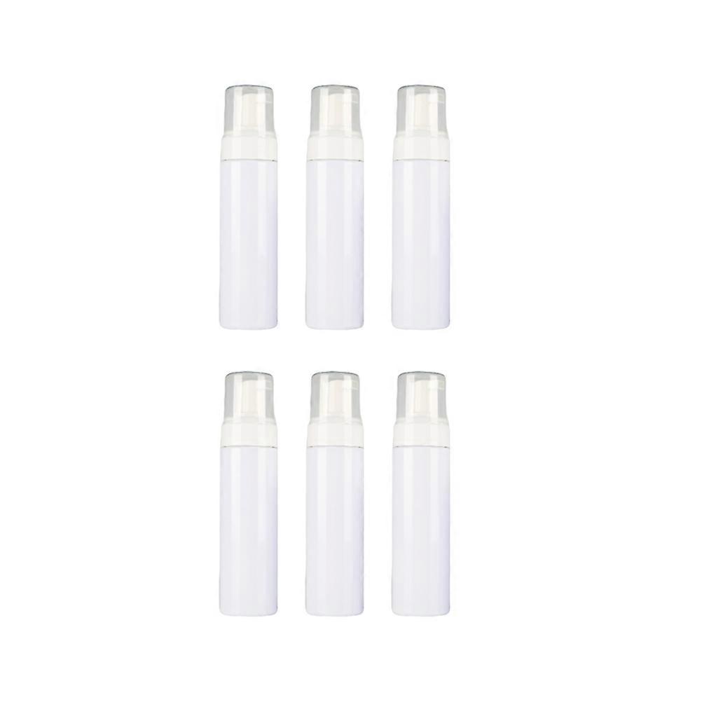 Lotion Dispenser Bottle Hand Lotion Pump Dispenser White 150ml Portable Refillable 6Pack