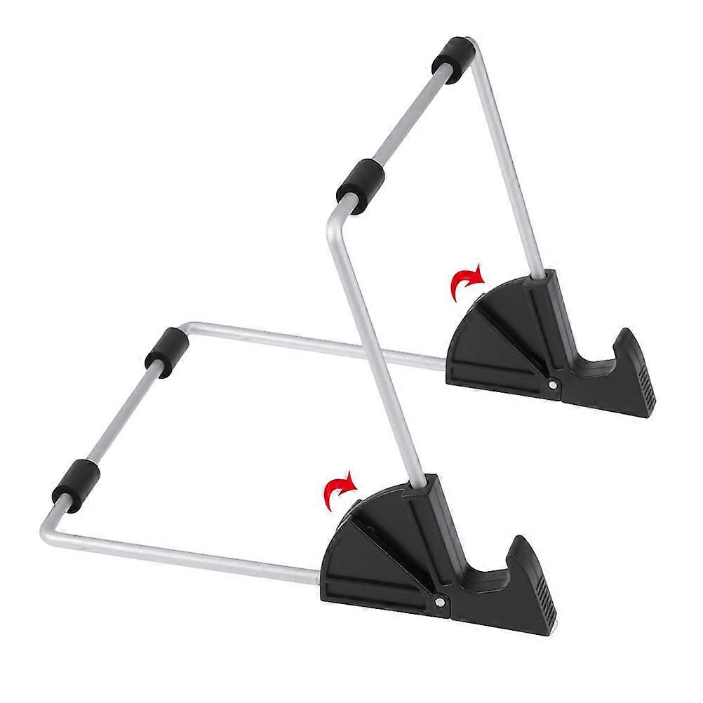 Universal Tablet Stand Lazy Holder Metal Iron Desktop Stand Hands Free Bracket Compatible for Tablet Pc Random Color 1Pack