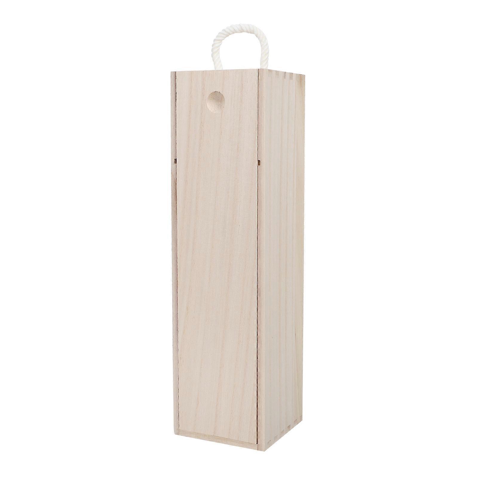 Retro Wooden Wine Storage Box For Christmas And Thanksgiving Gifts Assorted Color 2Pcs