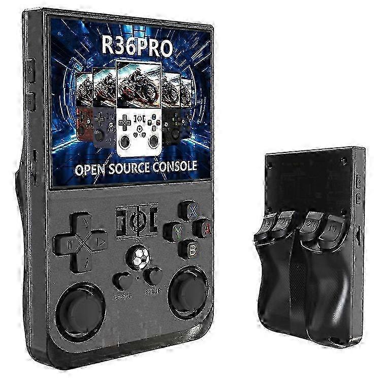 R36 Pro Open Source Handheld Game Console GBA Arcade Portable Game Machine with 128G Card