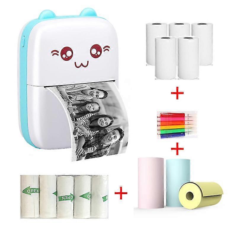 2025 Mini Printer Multifunction Portable Thermal Printer Bluetooth Wireless Smart Printer