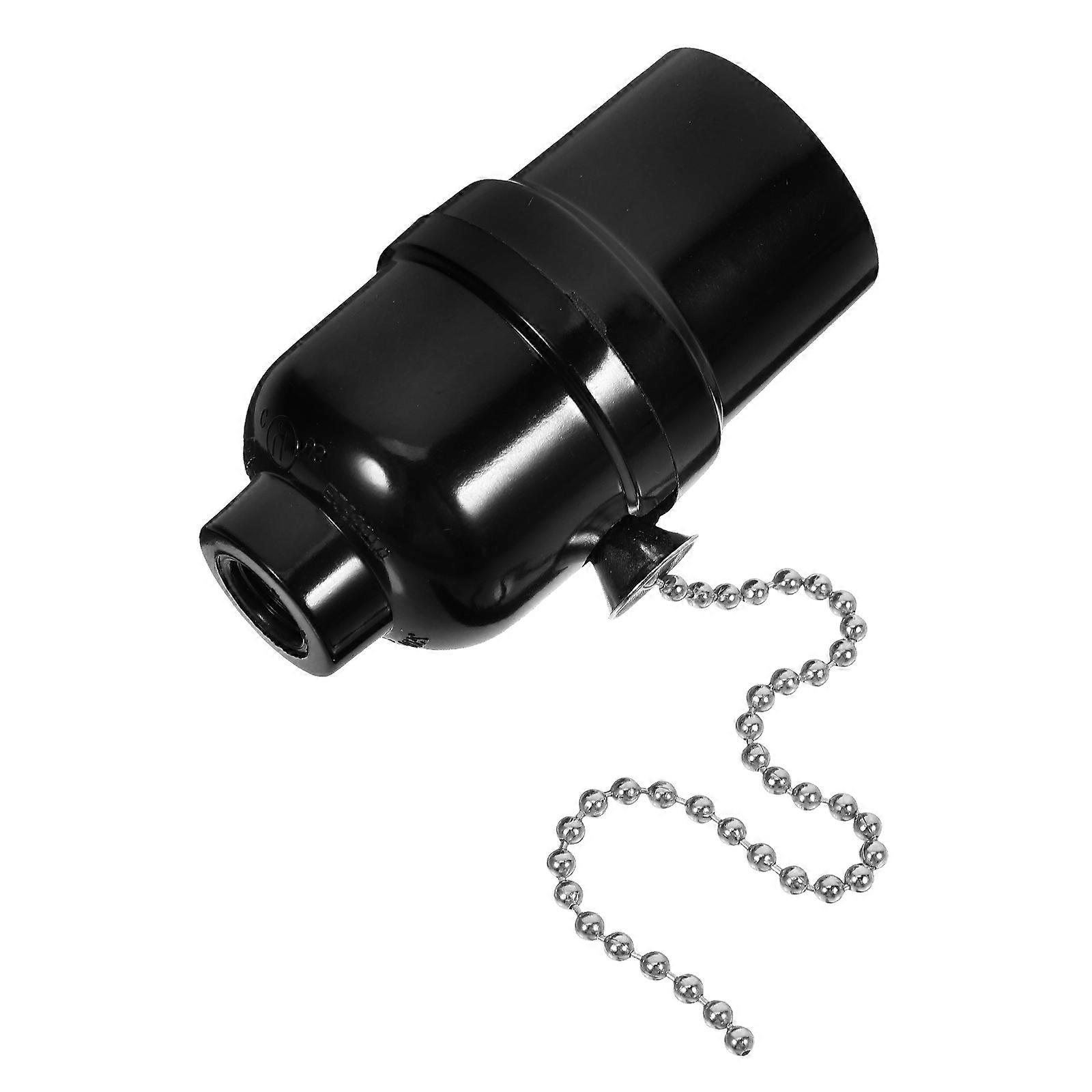 Ceiling Light Lamp Holder with Pull Chain Lamp Bases Adapter 2Pcs for Home