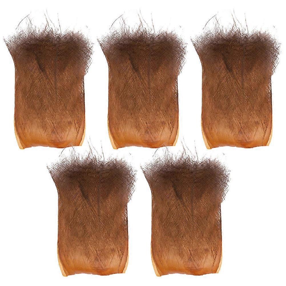 Natural Fiber Palm Tree Bark Garden Bark for Decorations 10Pcs Light Brown