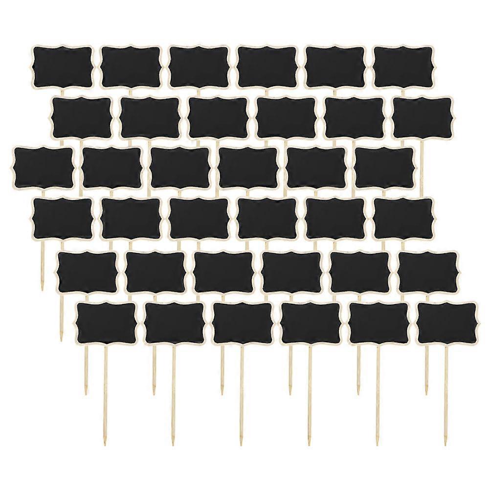 Mini Chalkboards Wood Blackboard Signs for Note Taking 200Pcs Pack