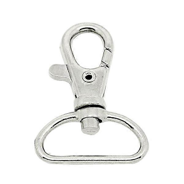 Silver Swivel Snap Hook for Hanging Crafts 90Pcs 360 Degrees Trigger