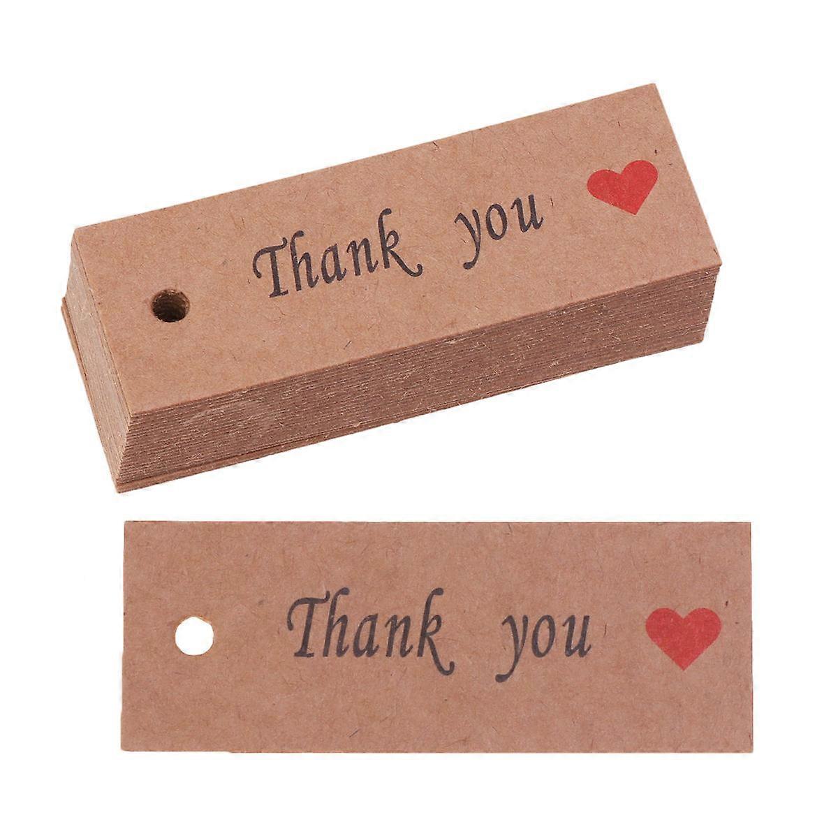 Present Tags Kraft Baking Gift Wrapping Tags for Decoration 200Pcs