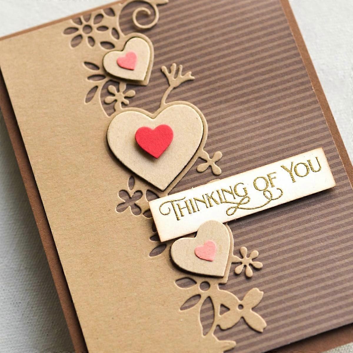 1PC Love Hearts Metal Cutting Dies Die-cut Crafts Stencil Tool for DlY Handmade Scrapbook Cards