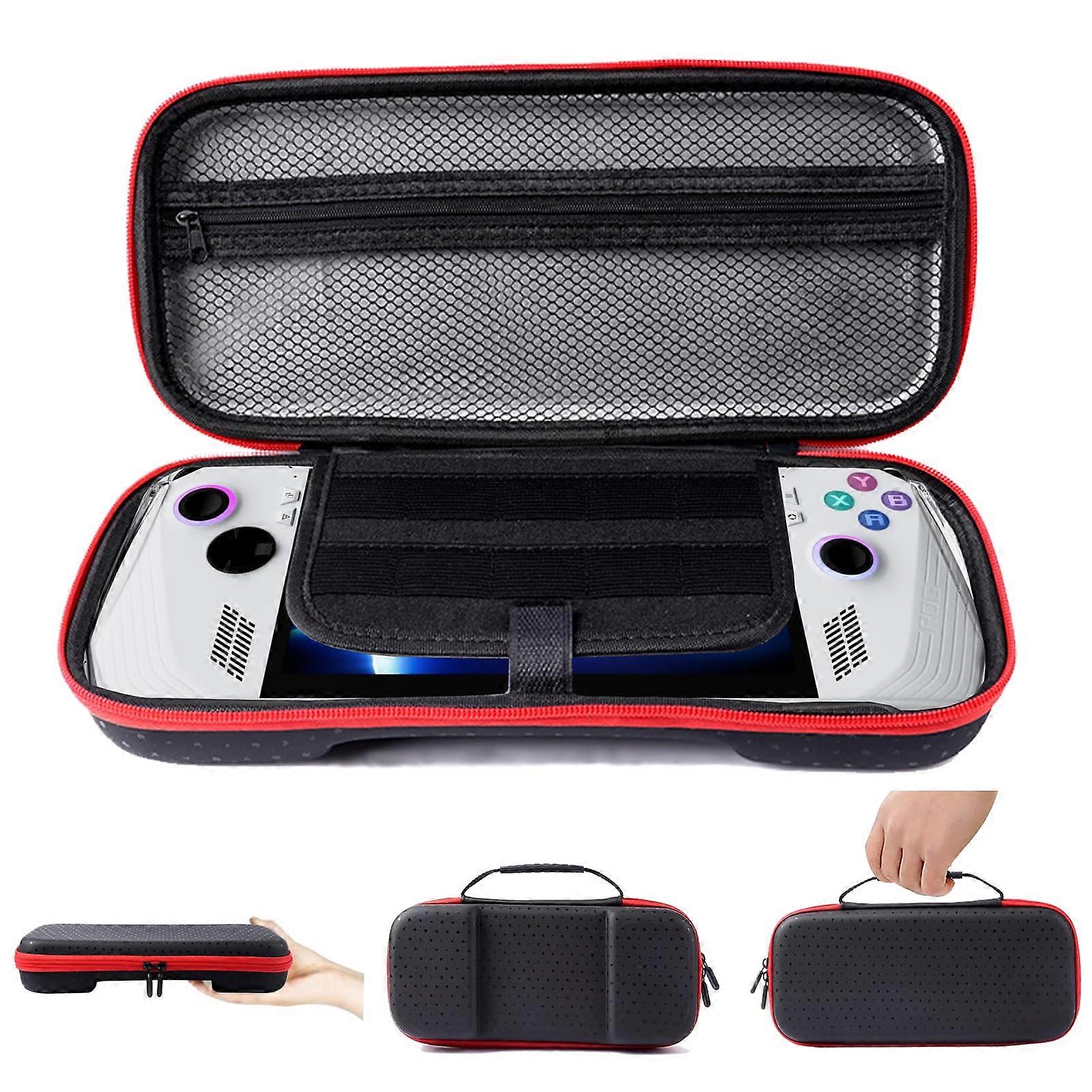 PU EVA Hard Protective Travel Case For ASUS ROG Ally X 2024 Gaming Handheld Anti-Scratch Shockproof Black