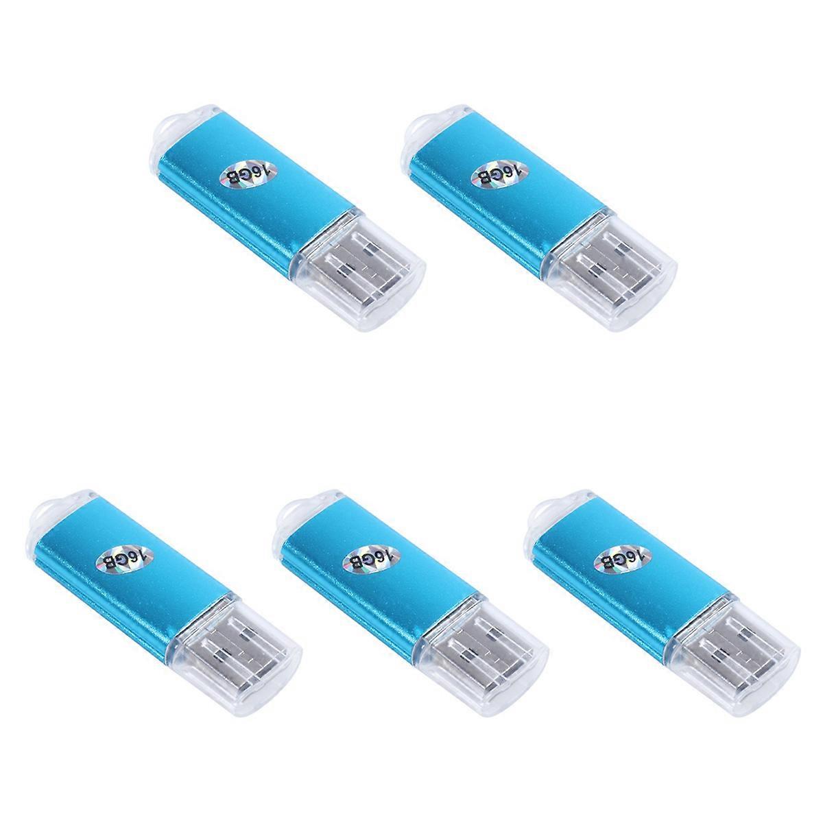 USB Memory Stick Flash Pen Drive U Disk for PC TV Blue 16GB