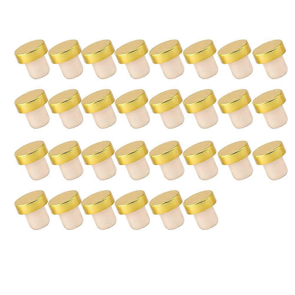 30Pcs Champagne Rubber Bottle Cap Cover Wine Stopper