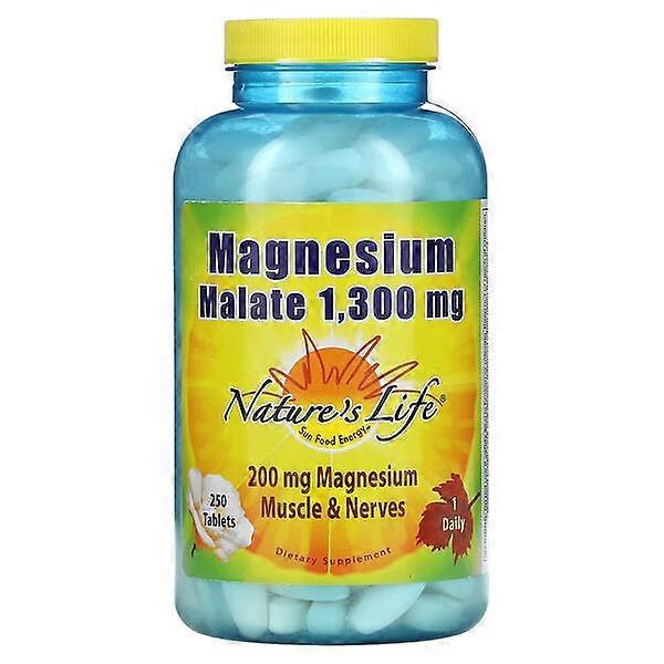 Nature's Life, Magnesium Malate, 1,300 mg, 250 Tablets
