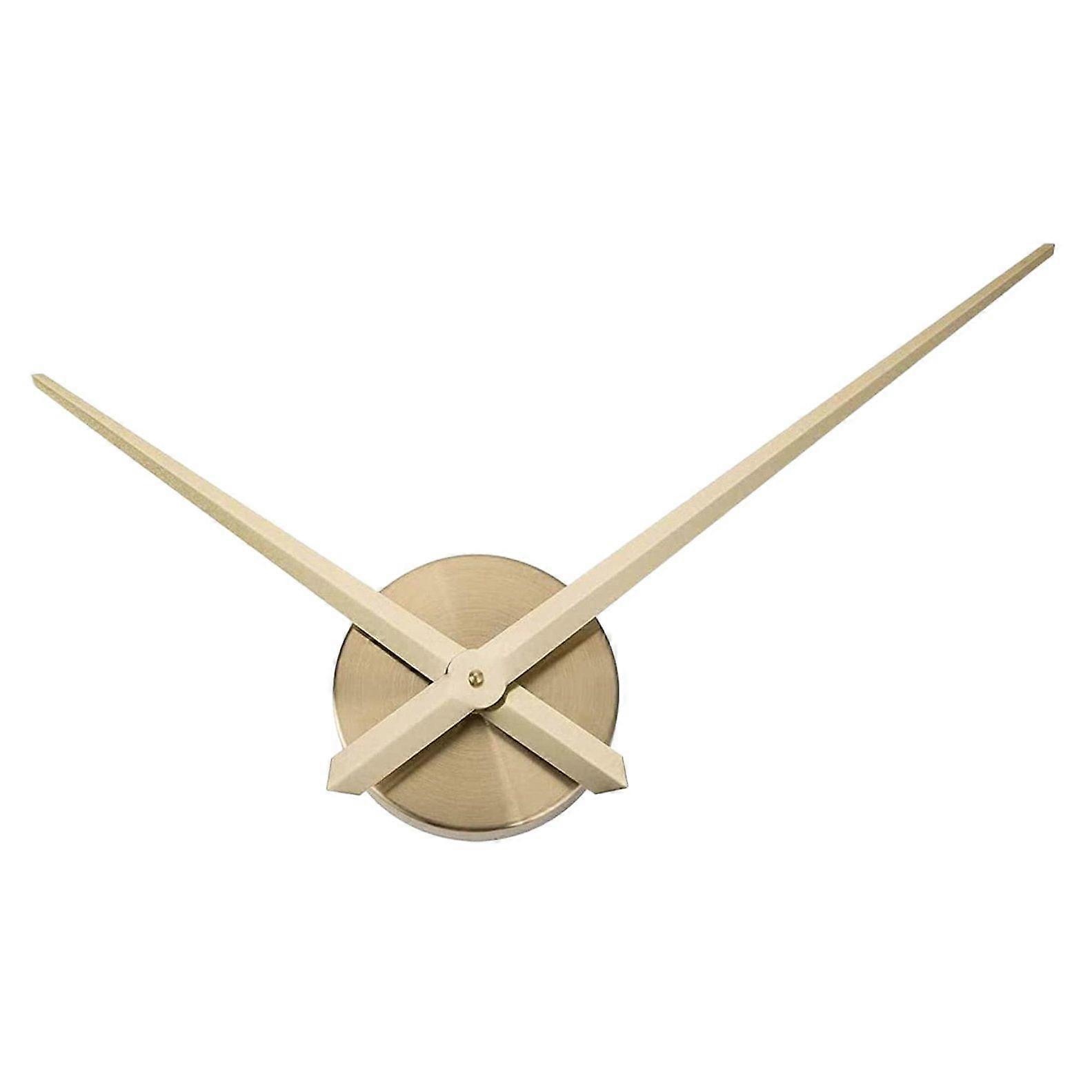 3D Clock Hands,DIY Clock Movement Mechanism Needles,Wall Accessories Part Replacement,Gold