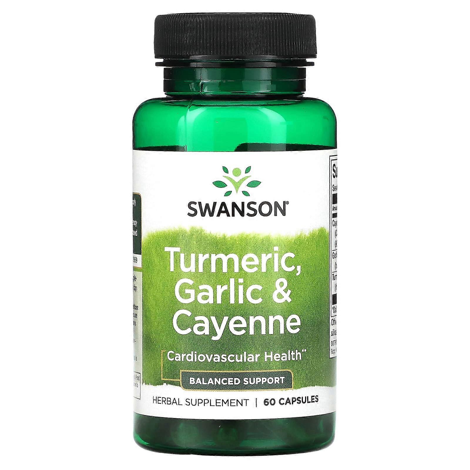 Turmeric, Garlic & Cayenne, 60 Capsules